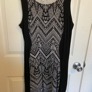 Sleeveless dress.